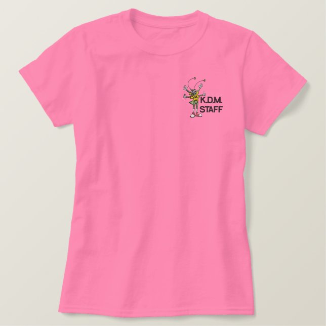 LADIES STAFF SHIRT EMBROIDERED (Design Front)