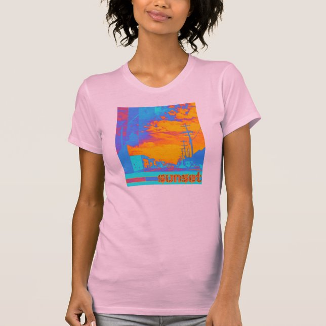 Ladies Sunset T-Shirt (Front)