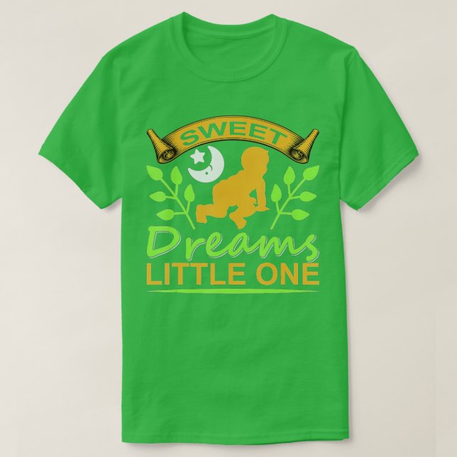 Ladies SWEET DREAMS BABY ELEPHANT SLEEPS  T-Shirt (Design Front)