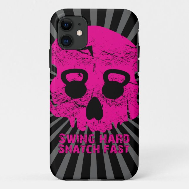Ladies Swing Hard Snatch Fast Kettlebell Iphone 5 Case-Mate iPhone Case (Back)