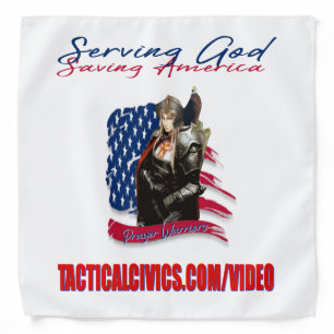 Ladies TacticalCivics.com Prayer Warrior Bandana