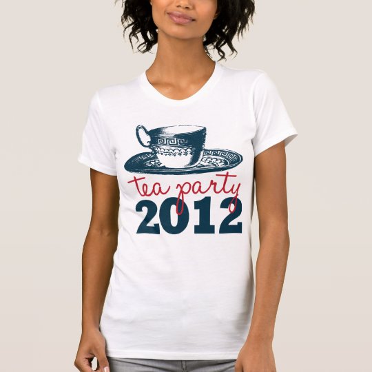 Ladies Tea Party Republican 2012 T-Shirt