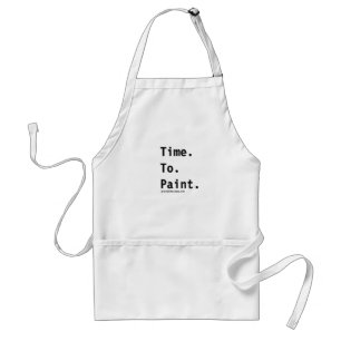 Ladies Time To Paint Artist Painting Apron