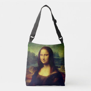 Ladies Tote Bad with Mona Lisa Print