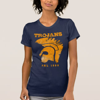 Ladies Trojan Deep V T-Shirt