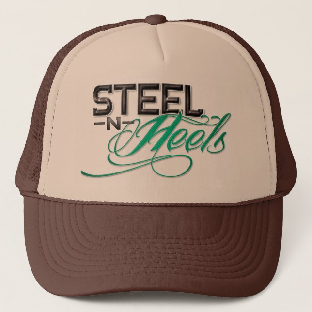 Ladies Trucker Hat - Steel N Heels (Front)