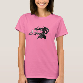 Ladies two-color shirt w/ Achaea dragon logo