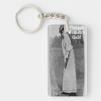 "Ladies Victorian Golfing" Keychain