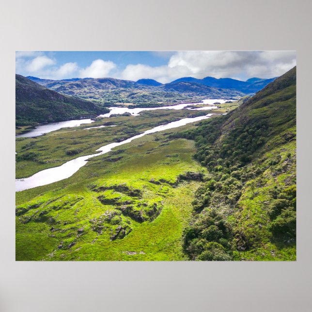 Ladies View Killarney Irish Landscape Nature Print (Front)