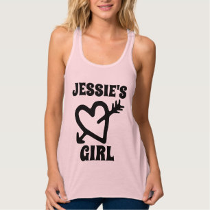 ,LADIES VINTAGE T-SHIRTS, JESSIE'S GIRL TANK TOP