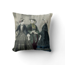 Ladies Vintage Victorian Fashionable Woman