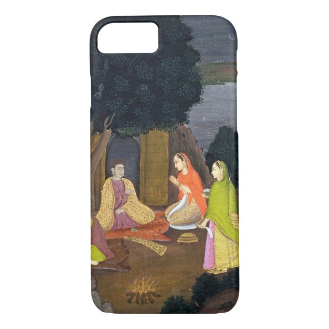Ladies visiting a Yogini, School of Faqurullah Kha Case-Mate iPhone Case (Back)