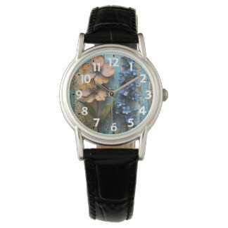 Ladies Watch with Leather Band