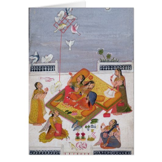 Ladies Watching Pigeons, 1770 (Front)