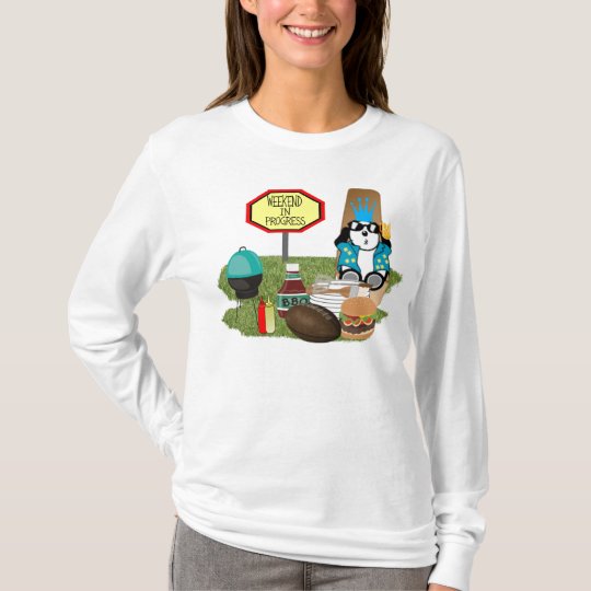 LADIES WEEKEND IN PROGRESS fitted LONG SLEEVE T-Shirt