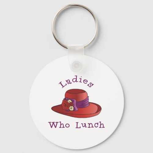 Ladies Who Lunch Keychain