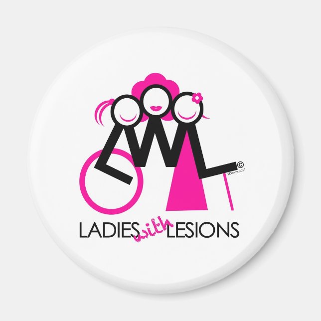 Ladies With Lesions Magnet (Front)