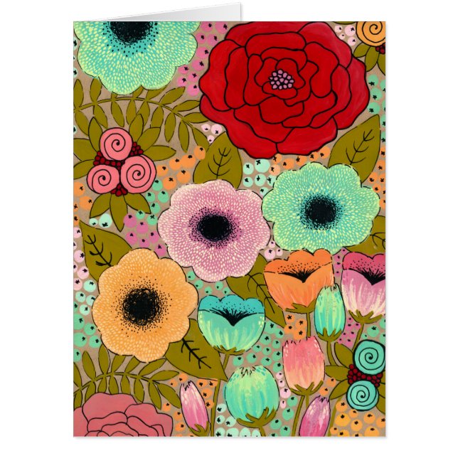 Ladies Womens Extra Large Novelty Going Away Card (Front)