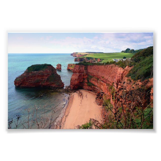 Ladram Bay Jurassic Coast Devon England Photo Print (Front)