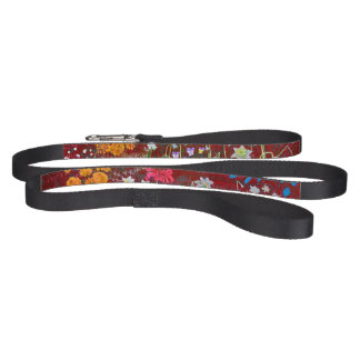 Ladrie's garden in red pet leash