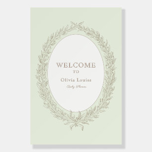 Laduree French Caffee Patisserie Baby Shower Foam Board