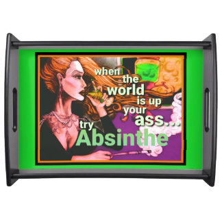 Lady Absinthe II Serving Tray