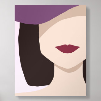 Lady Acrylic Photo Tile