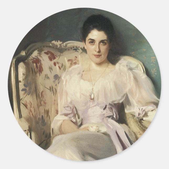 Lady Agnew of  Lochnaw Classic Round Sticker (Front)