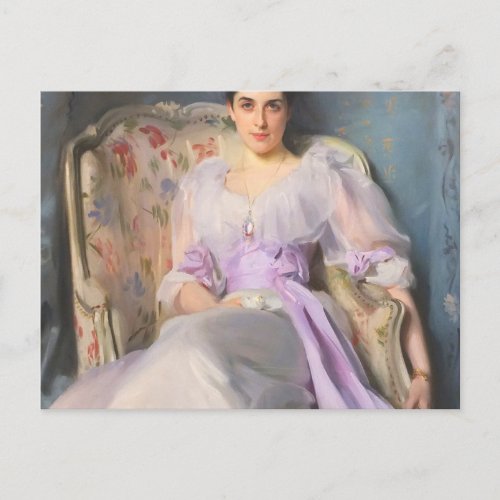 Lady Agnew of Lochnaw Painting John Singer Sargent Postcard