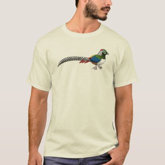 Lady Amherst's Pheasant Men's Basic T-Shirt