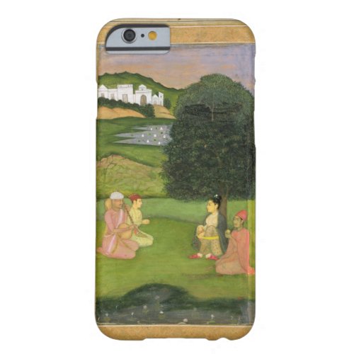 Lady and attendant listening to music at sunset f barely there iPhone 6 case