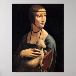 Lady and Ermine Poster