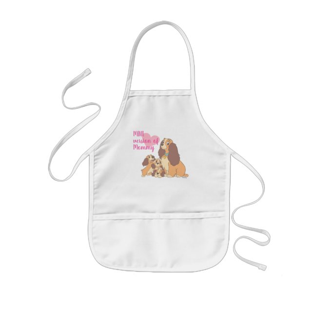 Lady and her Pups Kids' Apron (Front)