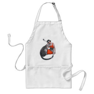 Lady and Leopard Adult Apron