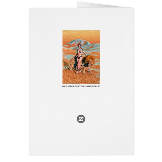 Lady and Lion (Back)