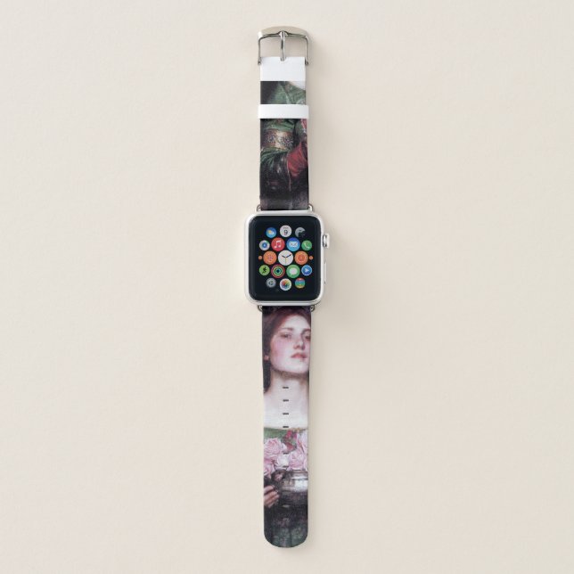 Lady and Roses, John William Waterhouse Apple Watch Band (Front)
