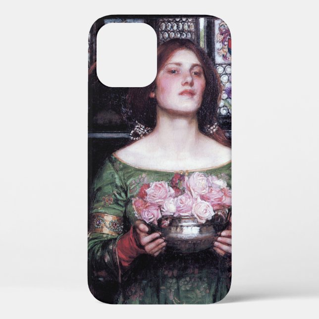 Lady and Roses, John William Waterhouse Case-Mate iPhone Case (Back)
