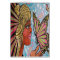 Lady and the Butterfly Pink Graffiti