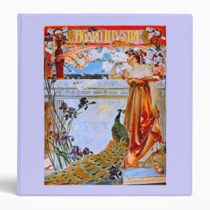 Lady and the Peacock 3 Ring Binder