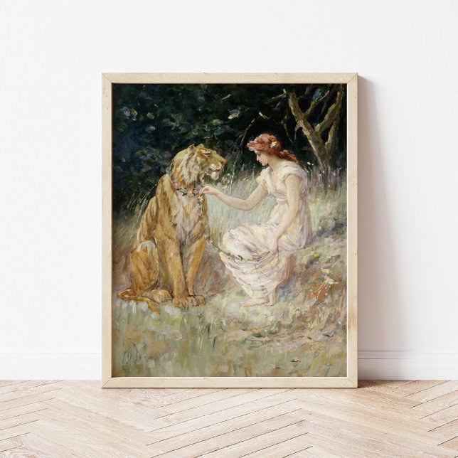 Lady and the Tiger | Frederick Stuart Church Poster (Creator Uploaded)