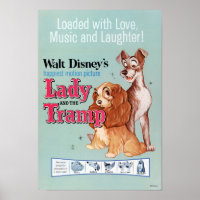 Lady and the Tramp Blue Poster