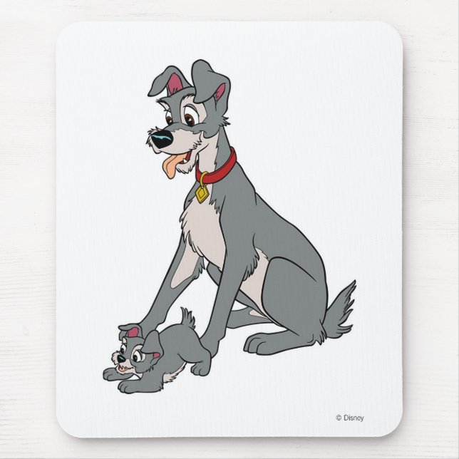 Lady and the Tramp Disney Mouse Pad (Front)