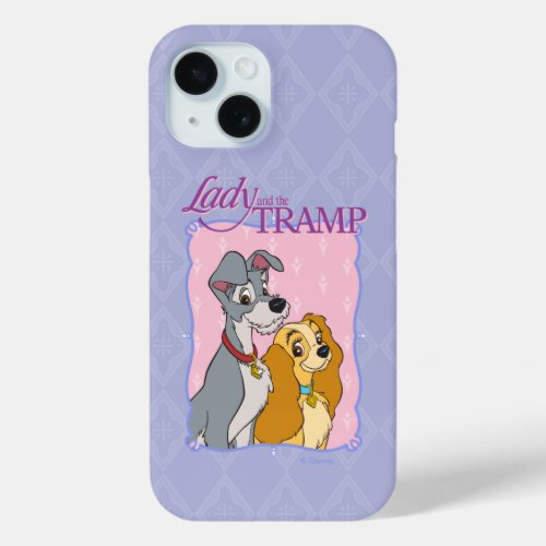 Lady and the Tramp _ Frame iPhone 15 Case