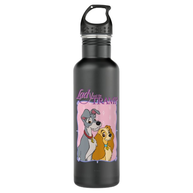 Lady and the Tramp - Frame Water Bottle (Front)