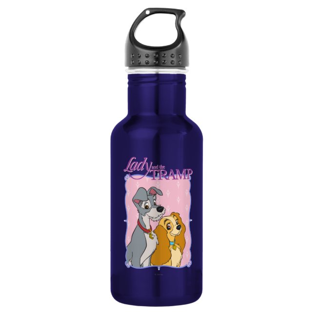 Lady and the Tramp - Frame Water Bottle (Front)