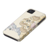 Lady and the Tramp Puppies Case-Mate iPhone Case (Bottom)