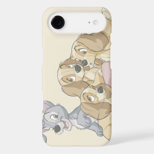 Lady and the Tramp Puppies Case-Mate iPhone Case (Back)