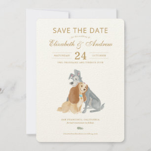 Lady and the Tramp Save the Date