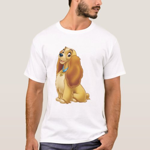 Lady and The Tramps Lady smiling Disney T_Shirt