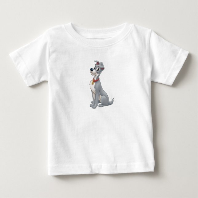 Lady and the Tramp's Tramp sitting Disney Baby T-Shirt (Front)